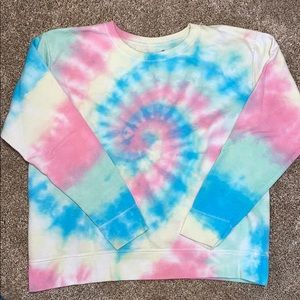 Tie Dye Crewneck Sweatshirt